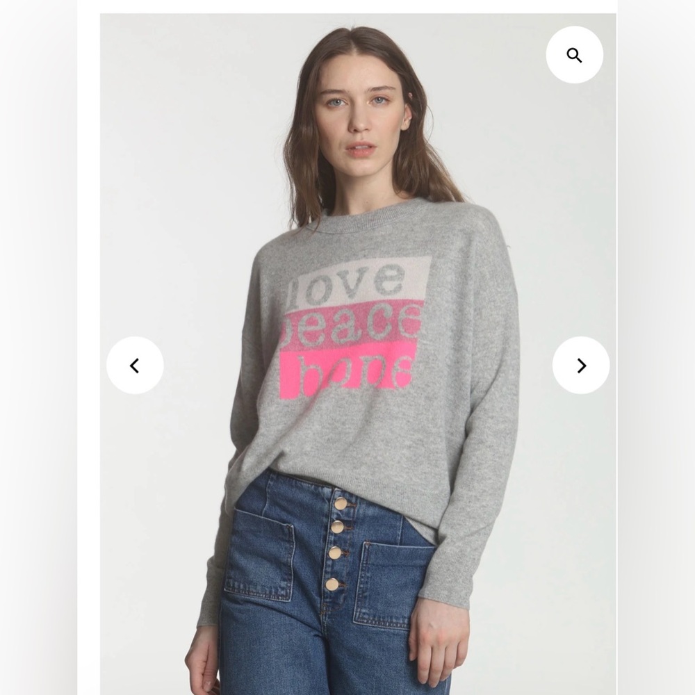 Label + Thread (L+T) Sweater with Pink Graphic